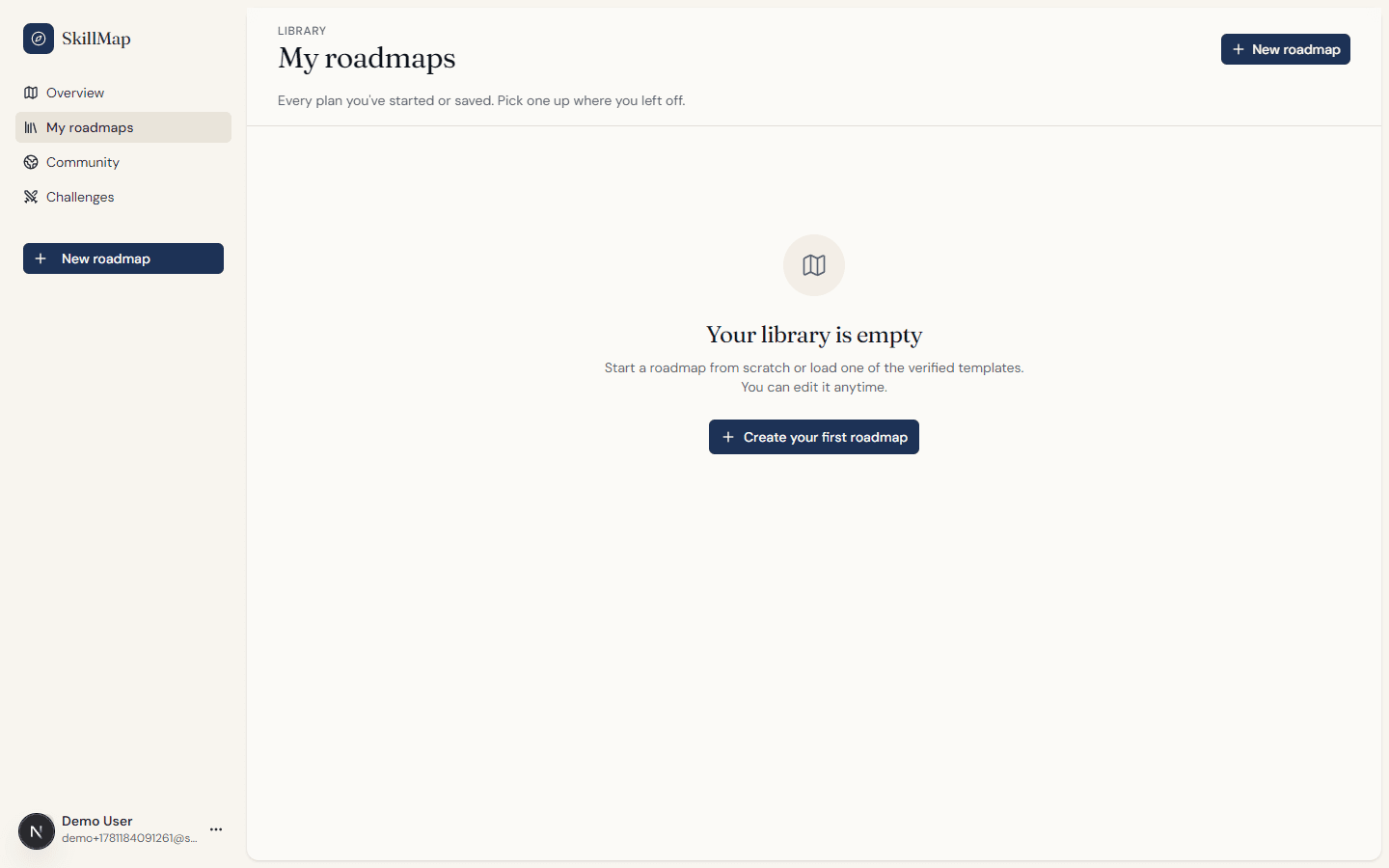 SkillMap roadmap library